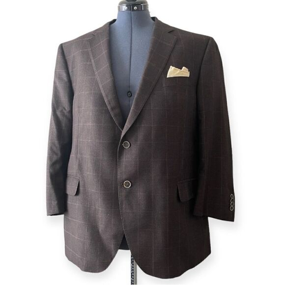 Peter Millar custom-made men's brown blazer - Picture 1 of 14